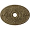 Ekena Millwork Alexa Medallion (Canopies up to 5 5/8"), 30 3/4"W x 21 1/4"H x 3 7/8"ID x 1 5/8"P, Mississippi Mud CM21X30ALMMC - alternate 1